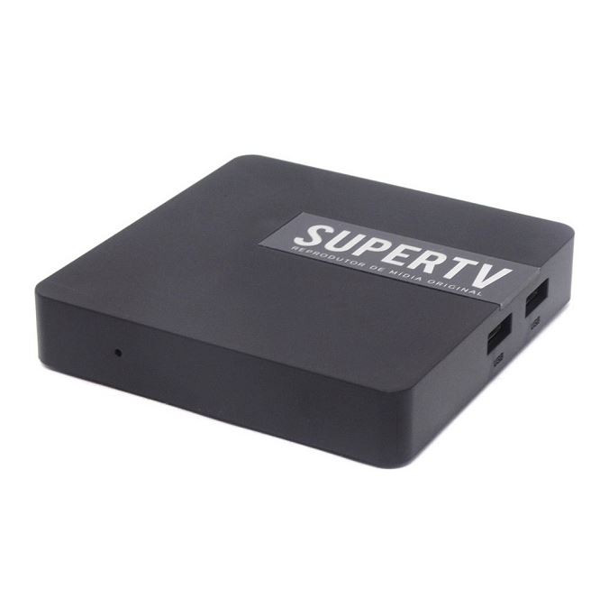 Receptor SuperTv Blue Edition 4K 1GB RAM 8GB Wi-Fi